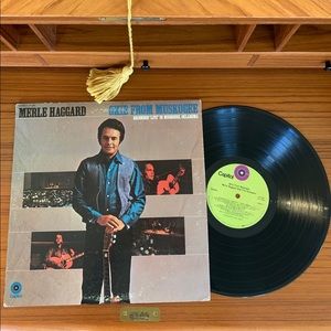 Merle Haggard Okie from Muskogee “Live” vinyl